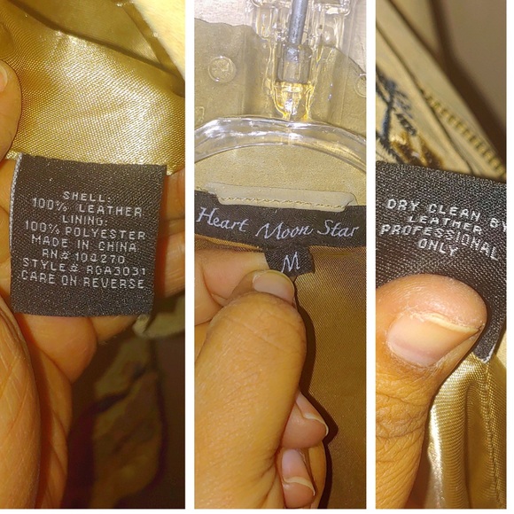 Vintage Suede Embroidered Jacket Taupe Sz Medium - Picture 12 of 15